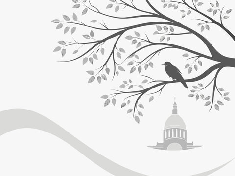 vector illustration of a church