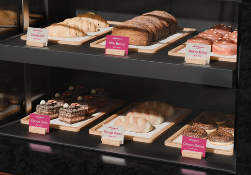 Shelf Wobbler Mockup