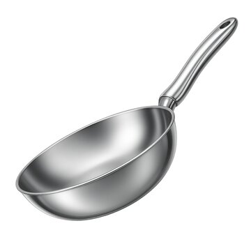 frying pan isolated on white