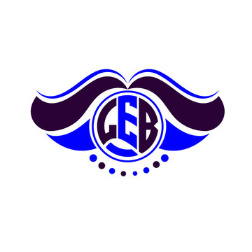 LEB letter logo creative design. LEB unique design