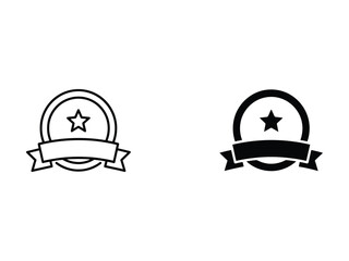 Fototapeta premium Premium Badge Star Icon
