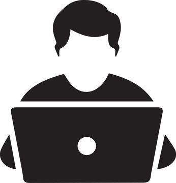 businessman with laptop