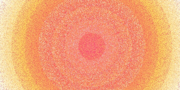 Radiant orange and yellow halftone dot pattern background for summer themed marketing.