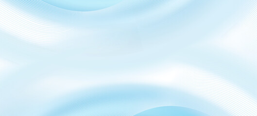 Abstract white and blue curved ray background with a futuristic hi technology lighting effect sparkle © Moh