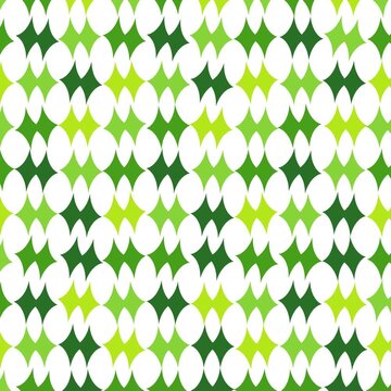 seamless pattern with green leaves