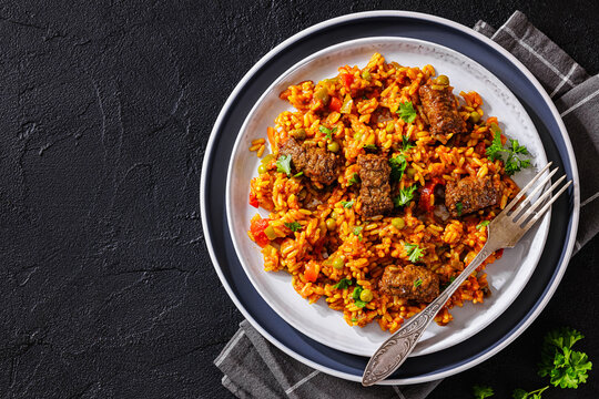 Premium US Balkan Cevapcici Beef Rice Platter