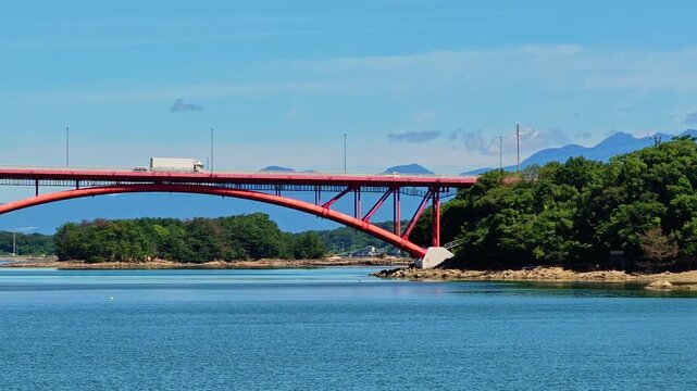夏の天草5号橋　松島橋