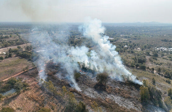 Greenhouse gas emissions from agricultural residue burning have increased in southeast asia.
