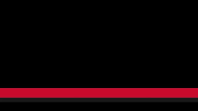 Minimalist Red and Dark Grey Lower Third News Ticker Animation
