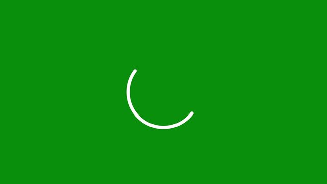 Circle loading animation with transparent background. loading icon for download progress.  4K Retro Motion Graphic Loop