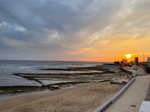 Sunset over Parede, Portugal