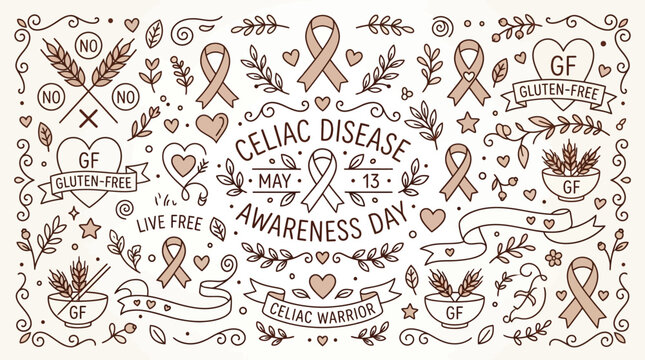 Celiac Disease Awareness Day May 13th - Gluten-Free Lifestyle and Support.
