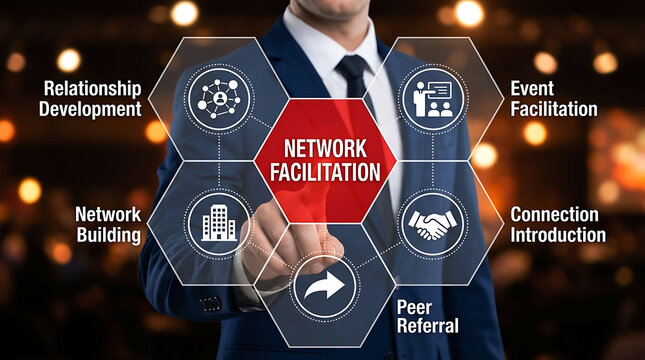 Network Facilitation Business Relationship Development Event Connections and Referral