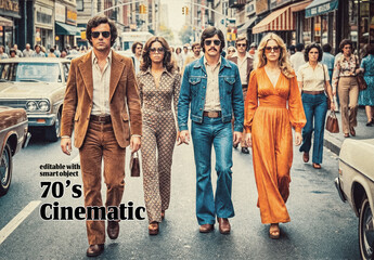 70's Cinematic Photo Effect