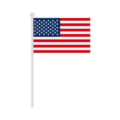Obraz premium America Usa Flag Illustration
