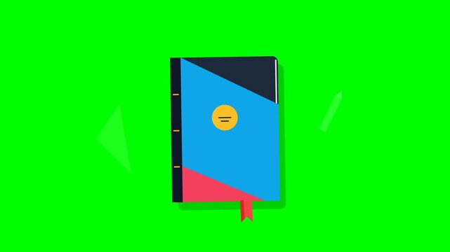 Book with Green Screen Background