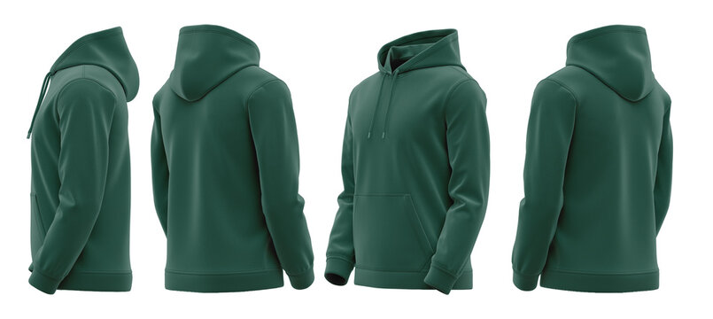 Men's Hoodie Mockup For Men CLO3D Realistic