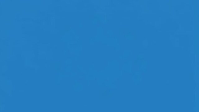 Animated White Smoke Puffs Expanding Outward In Circle Against Blue Background
