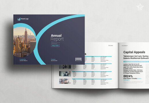Annual Report Landscape Template