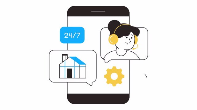 Real Estate Helpline Animation Alpha Channel