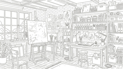 Fototapeta premium sketch of house vector