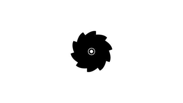 Circular Saw icon. Saw Blade wood cutter sign