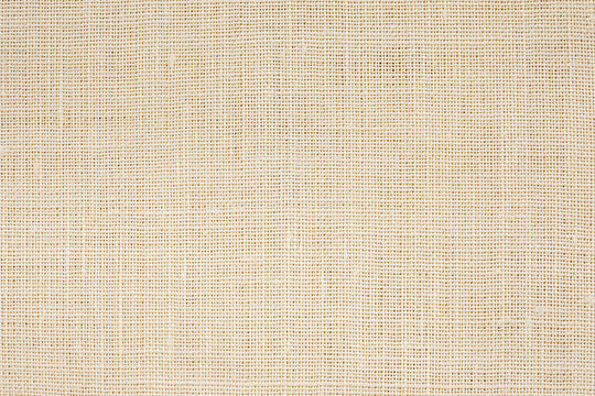 Brown linen fabric background or texture, horizontal shape and copy space (High resolution)
