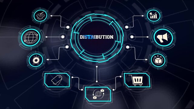 Distribution logistics network mapping regional cargo transit trajectories and corporate asset shipping schedules