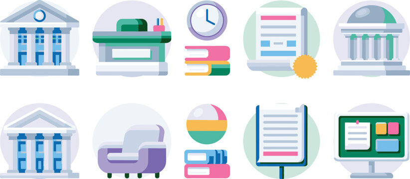 Education and study related icons