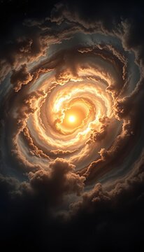 Swirling clouds of gas and dust surrounding a nascent star, ||star formation, gas and dust