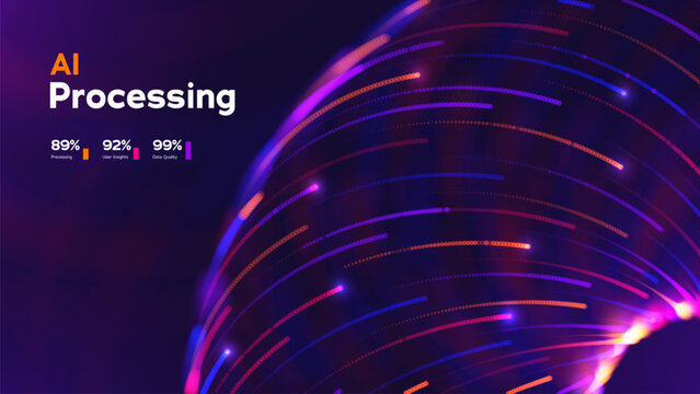 Digital Technology Innovation Network Data Computing Platform Creating A Futuristic Background For Data Flow, Digital Innovations, Enterprise Solutions, Cloud Services, And Business Presentations.