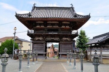 Obraz premium 酒見寺 楼門