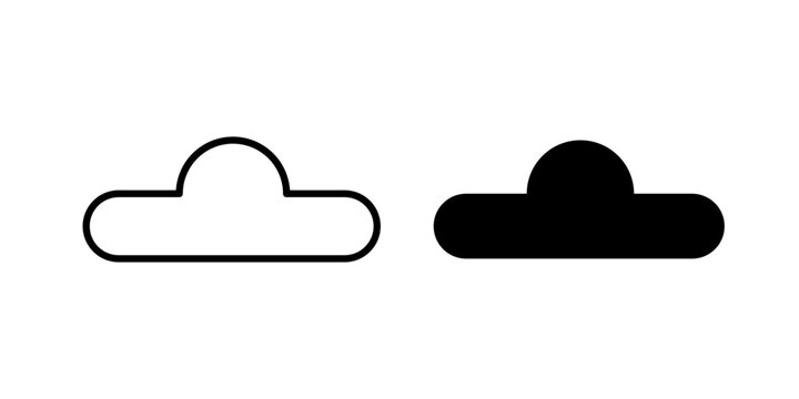 Euro Hook Icon represents retail display hooks, merchandising, and store fixtures with an editable outline vector illustration.
