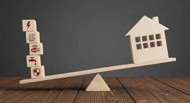 Man building career ladder with wooden blocks. Professional growth and business success concept.