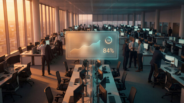 Operations floor comes alive with live performance dashboard during evening shift