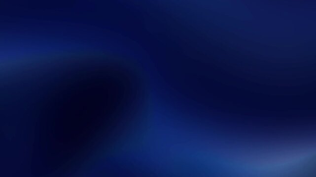 Mysterious dark blue navy fluid gradient motion loop with soft shadows and rich ambient vignette. A sleek minimalistic abstract backdrop ideal for technical corporate presentation screens and headers