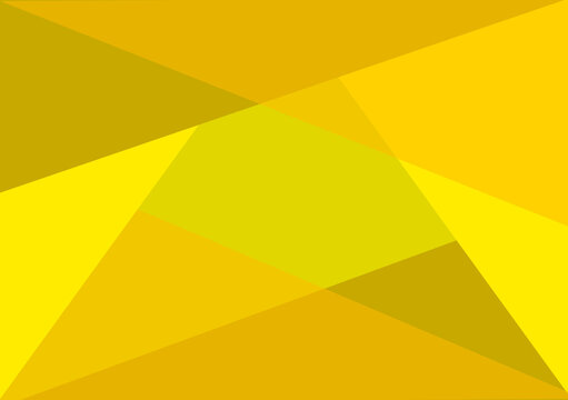 Yellow geometric shapes pattern background wallpaper for use with design layouts