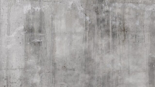 Weathered concrete wall texture with aged cement stains and grunge surface