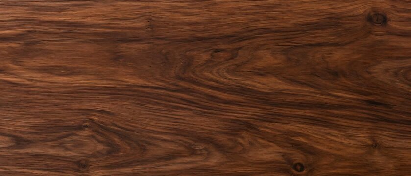 Natural dark brown wood surface texture with flowing grain.