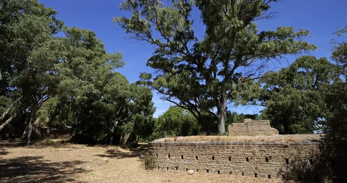 The ancient penitenciary at coti chiavari, Corse du Sud department, Corsica, France.