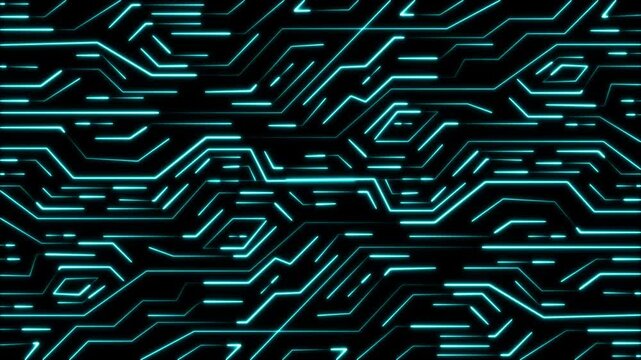 Digital technology data animation streams advanced binary algorithm data blocks on screens. Cybersecurity cloud systems require a digital technology data animation layout.