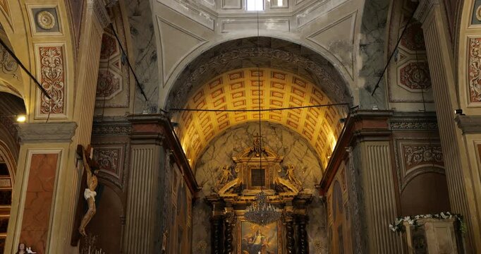 Cathedral of Our Lady of the Assumption of Ajaccio,  Ajaccio, Corse du Sud department, Corsica, France.