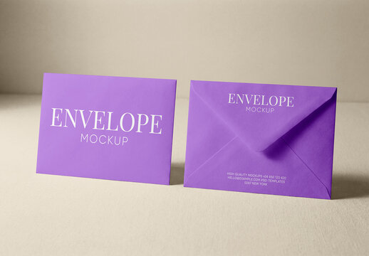 Double Envelope Mockup