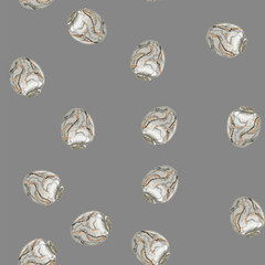 Obraz premium seamless pattern interior marble vase cartoon. interior marble vase sign vector