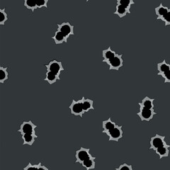 Fototapeta premium seamless pattern metal bullet hole cartoon. crack war, glass military, texture crime metal bullet hole sign vector