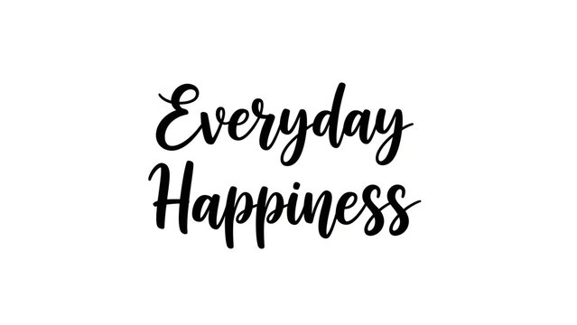 Everyday Happiness, vibrant lifestyle, colorful