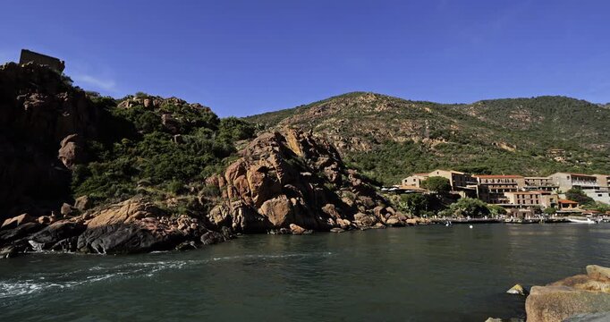 Porto Ota, Gulf of Porto,  Corse du Sud department, Corsica, France