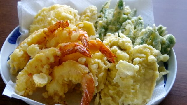 天ぷら, 天婦羅, 和食, 家庭料理, 海老の天ぷら