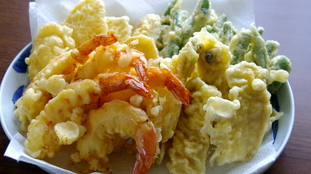 天ぷら, 天婦羅, 和食, 家庭料理, 海老の天ぷら