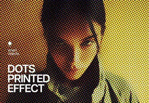 Dots Halftone Effect For Poster And Social Media Design